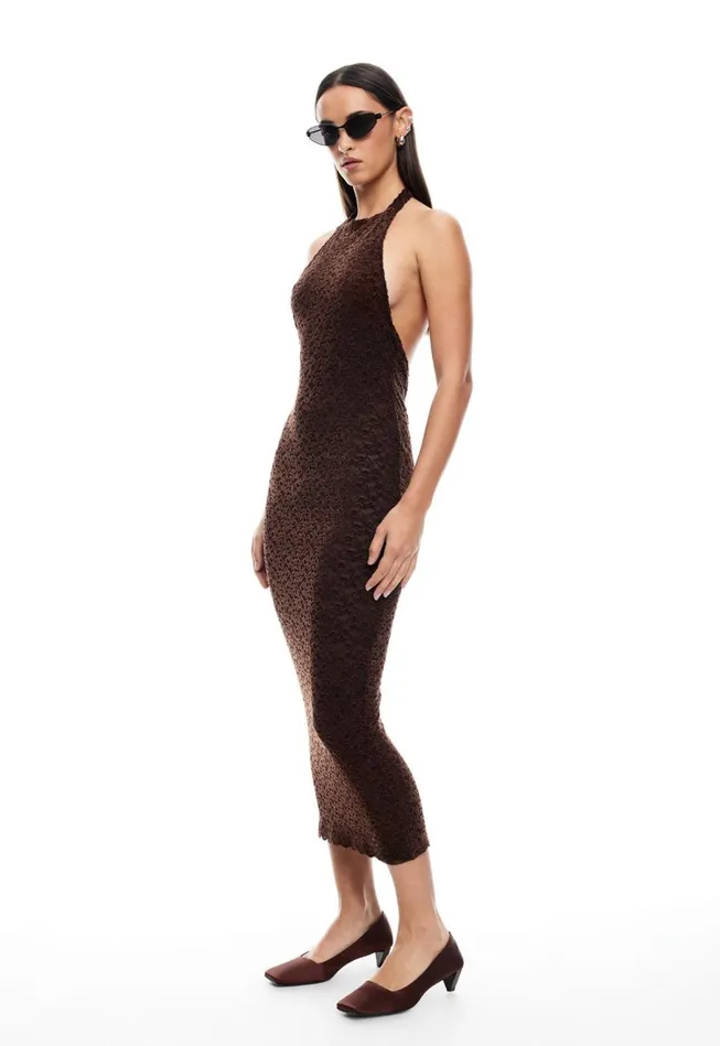 Dresses Women Lioness Fashion MEMBERS ONLY MIDI Chocolate Dresses Women Lioness Fashion MEMBERS ONLY MIDI Chocolate