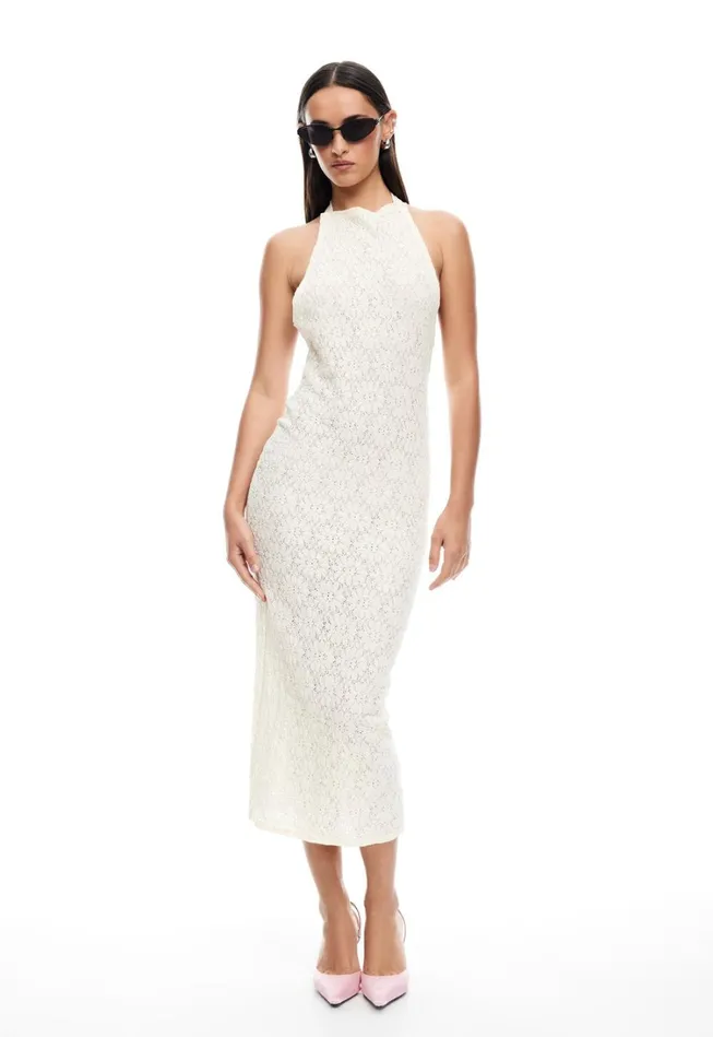 Dresses Women Lioness Fashion MEMBERS ONLY MIDI Ivory