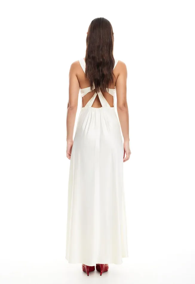Dresses Women Lioness Fashion PRACTICAL MAGIC MAXI Cornsilk