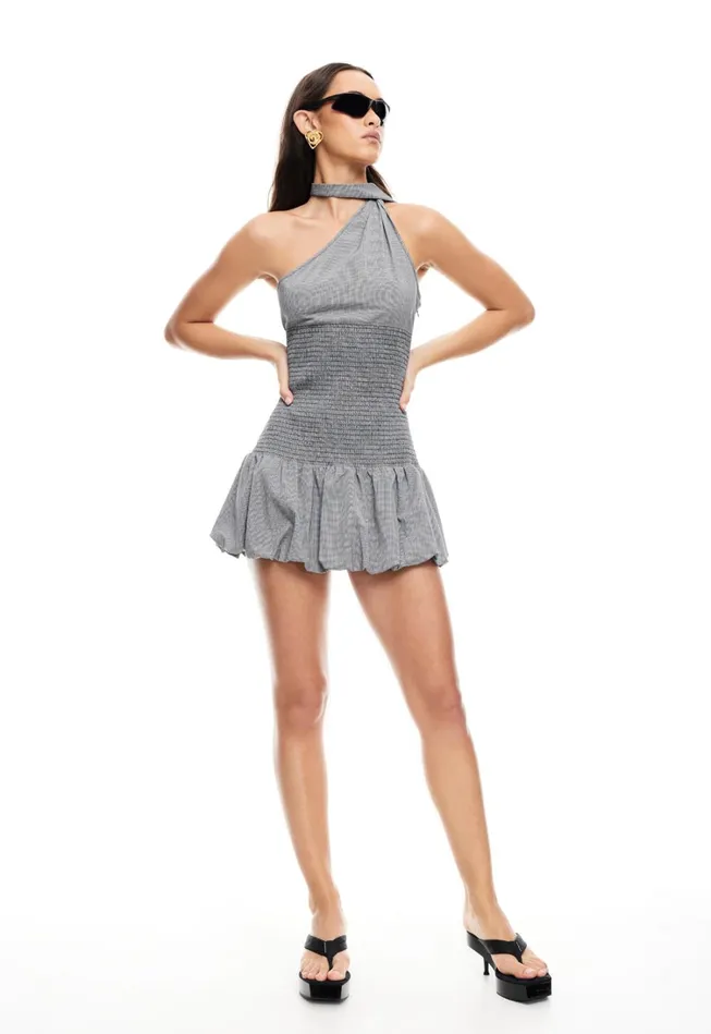 Dresses Women Lioness Fashion UN TUTU MINI DRESS Onyx Gingham