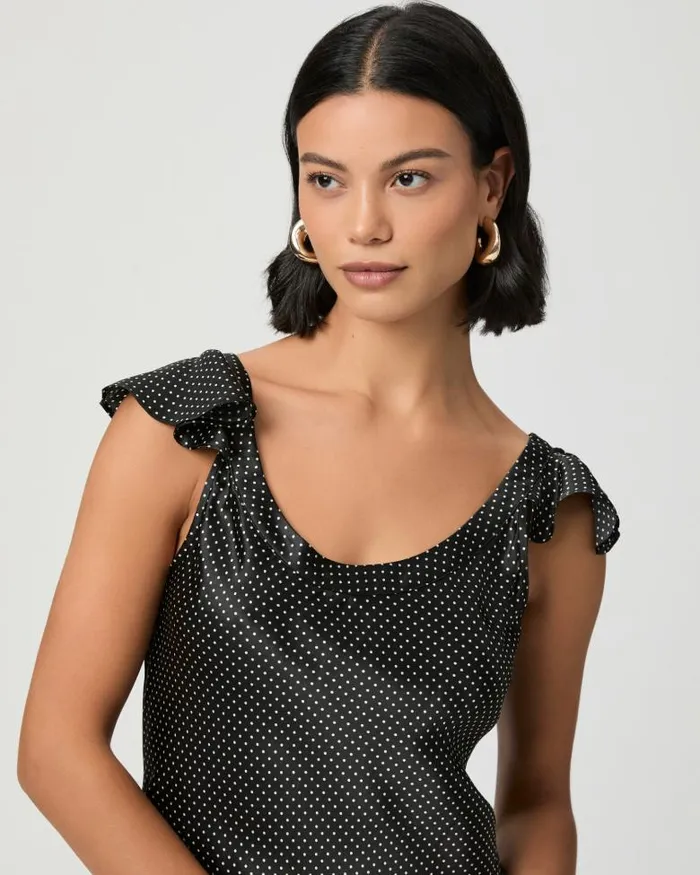 Dresses Women PAIGE Agoura Dress 8211 BlackTravertine Silk Dresses Women PAIGE Agoura Dress 8211 BlackTravertine Silk