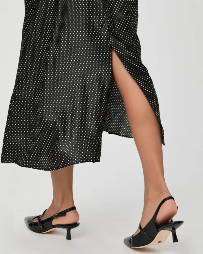 Dresses Women PAIGE Agoura Dress 8211 BlackTravertine Silk Dresses Women PAIGE Agoura Dress 8211 BlackTravertine Silk