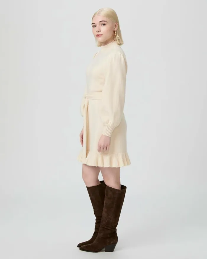 Dresses Women PAIGE Julita Petite Dress 8211 Latte Foam