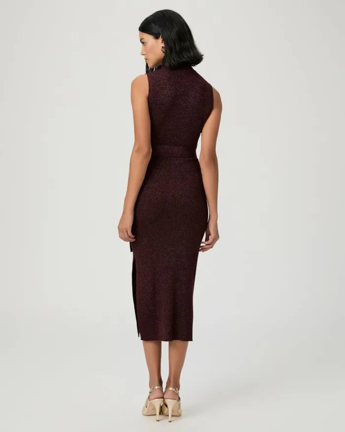 Dresses Women PAIGE Zoelle Dress 8211 Burgundy Sparkle Dresses Women PAIGE Zoelle Dress 8211 Burgundy Sparkle