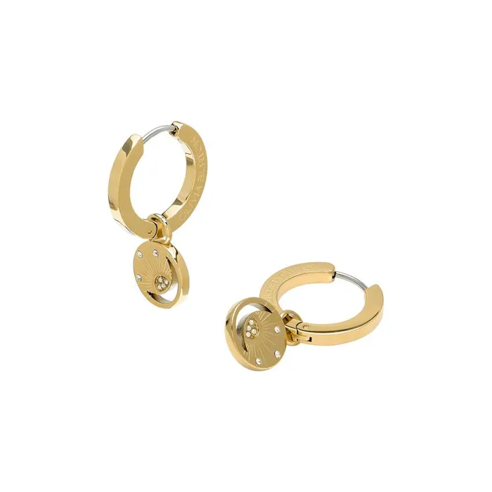 Earrings Women Olivia Burton Celestial Sun Gold Plated Hoop Earrings