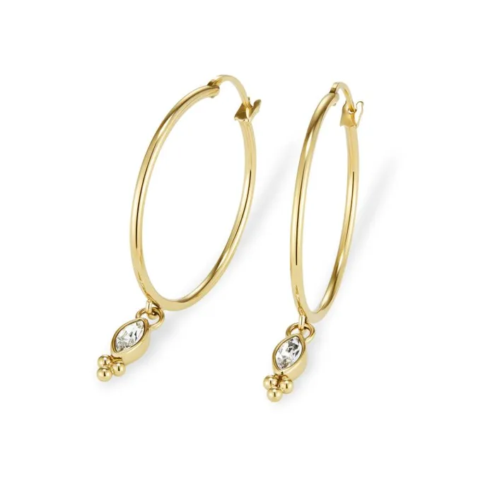 Earrings Women Olivia Burton Dainty Gold Plated Hoop Earrings