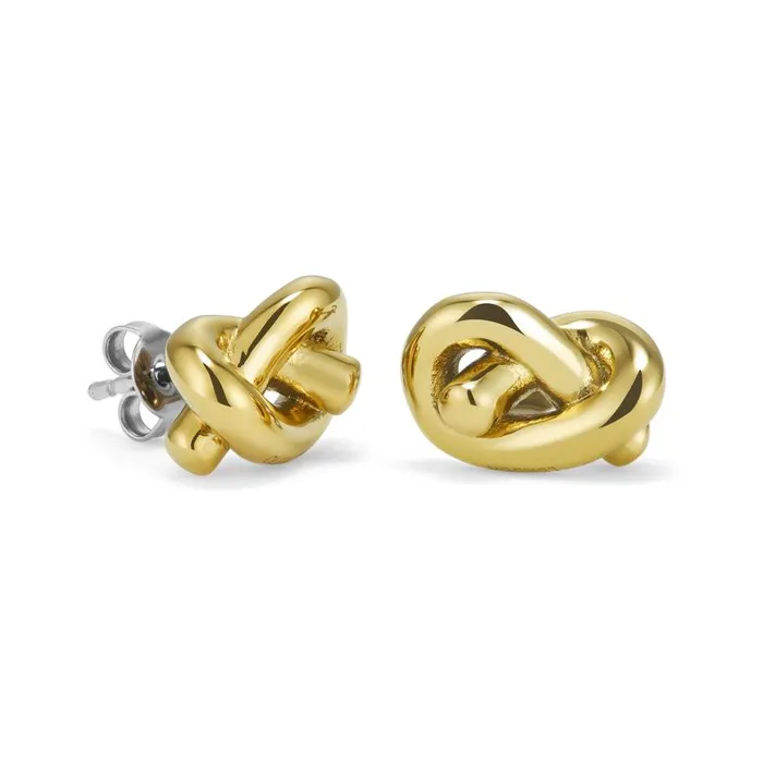 Earrings Women Olivia Burton Lovers Knot Gold Plated Stud Earrings