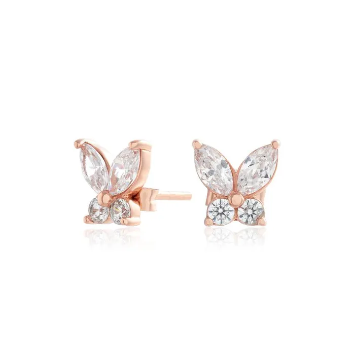 Earrings Women Olivia Burton Rose Gold Marquise Stud Earrings