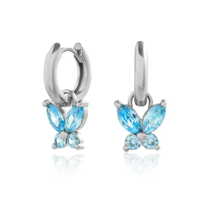 Earrings Women Olivia Burton Silver Marquise Earrings