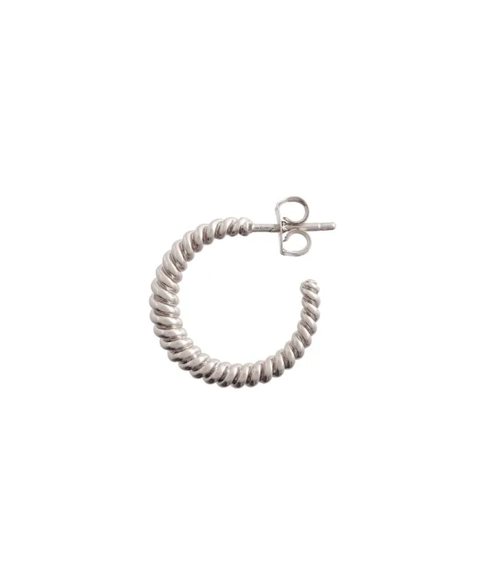 Earrings Women Olivia Burton Silver Rope Twist Hoop Earrings Earrings Women Olivia Burton Silver Rope Twist Hoop Earrings