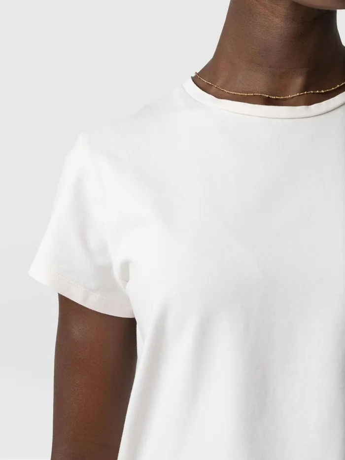 Easy Cotton Tee 8211 Cream Cream Women Saint And Sofia TShirts and Tanks