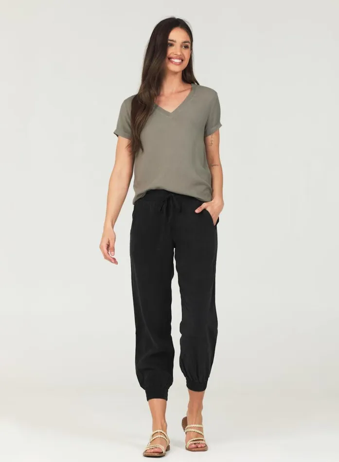 Easy Drawstring Jogger 8211 Vintage Black Women Bella Dahl Pants