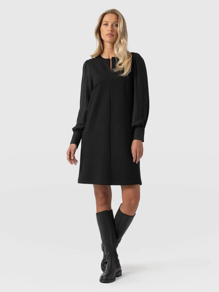 Esme Zip Up Dress 8211 Black Black Women Saint And Sofia Dresses