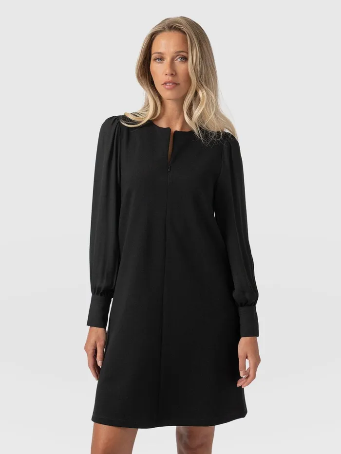 Esme Zip Up Dress 8211 Black Black Women Saint And Sofia Dresses