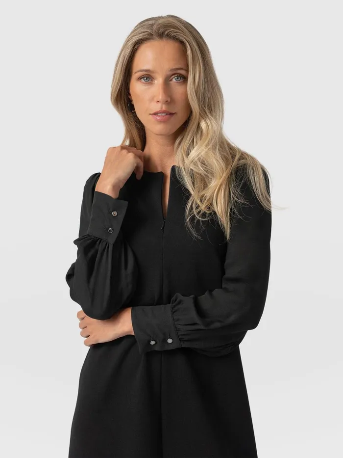 Esme Zip Up Dress 8211 Black Black Women Saint And Sofia Dresses