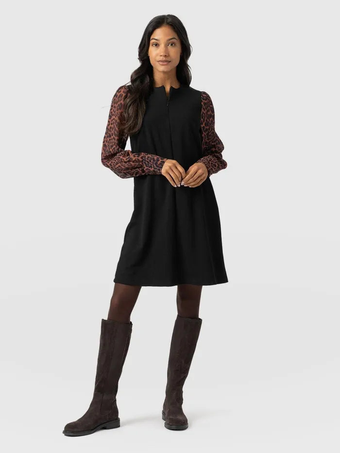 Esme Zip Up Dress 8211 Brown Leopard Brown Leopard Women Saint And Sofia Dresses Esme Zip Up Dress 8211 Brown Leopard Brown Leopard Women Saint And Sofia Dresses