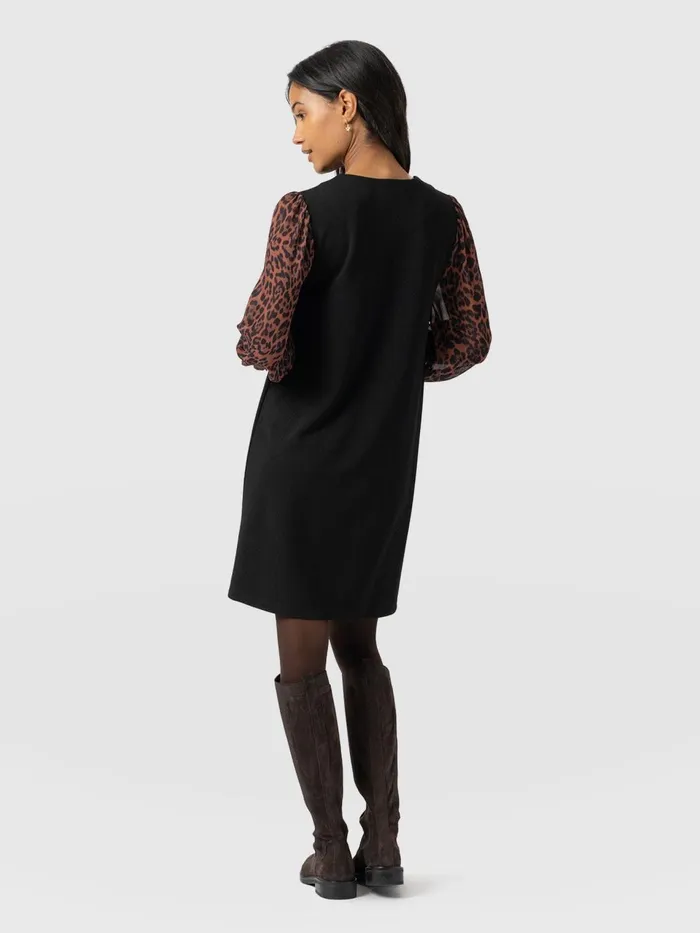 Esme Zip Up Dress 8211 Brown Leopard Brown Leopard Women Saint And Sofia Dresses