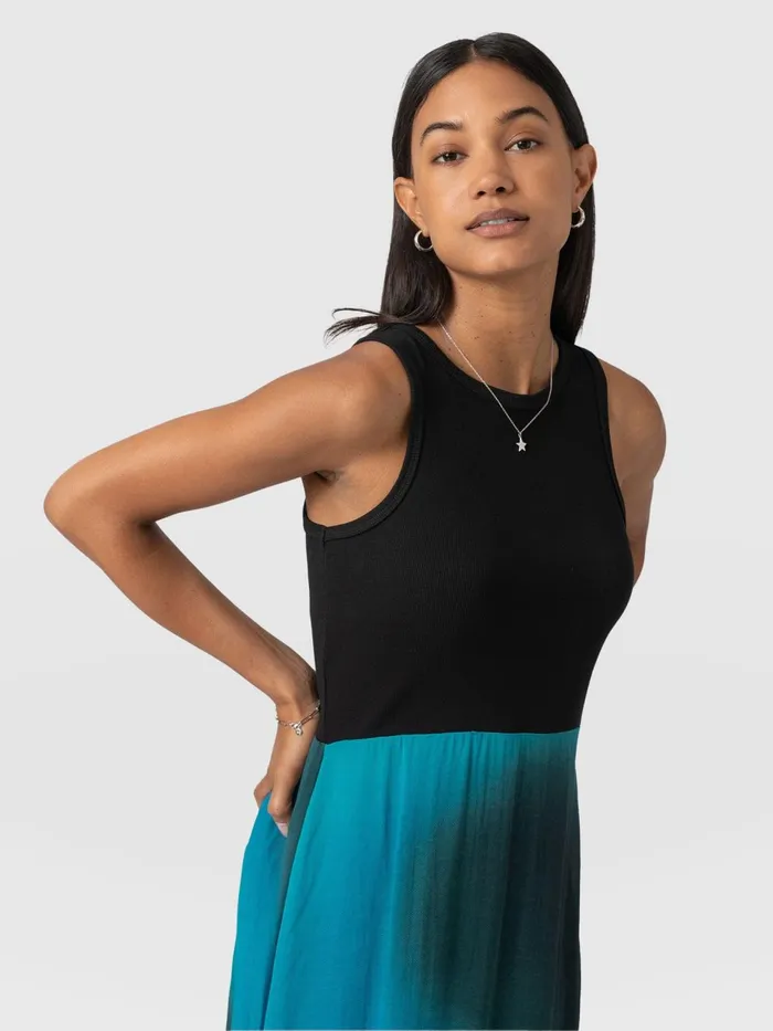 Etta Layered Dress 8211 Blue Coral Blue Coral Women Saint And Sofia Dresses
