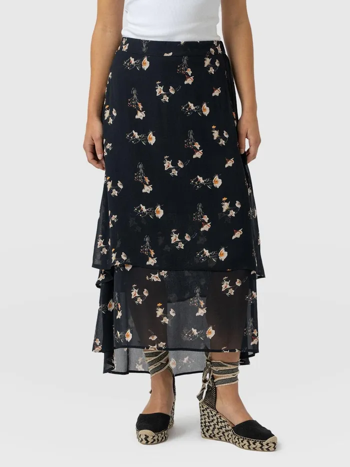 Etta Layered Skirt 8211 Lily Gardens Lily Gardens Women Saint And Sofia Skirts