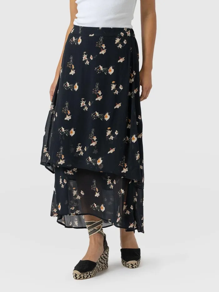 Etta Layered Skirt 8211 Lily Gardens Lily Gardens Women Saint And Sofia Skirts