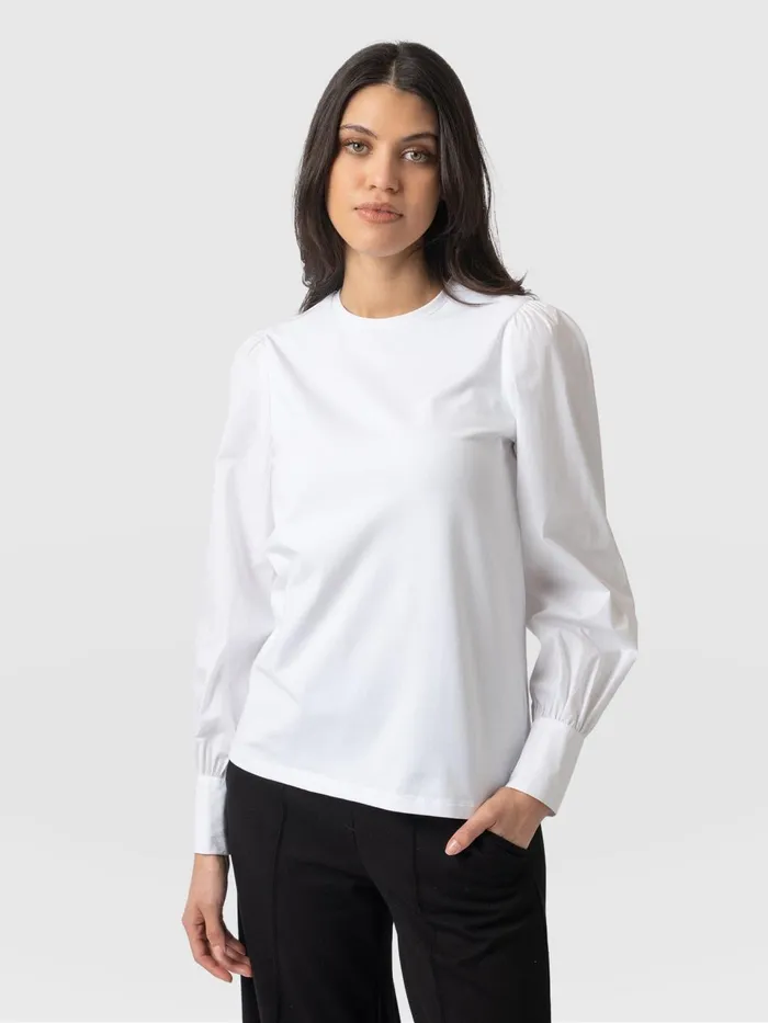 Eva Mock Shirt 8211 White White Women Saint And Sofia Blouses and Shirts