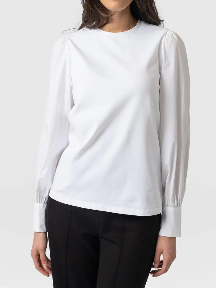 Eva Mock Shirt 8211 White White Women Saint And Sofia Blouses and Shirts