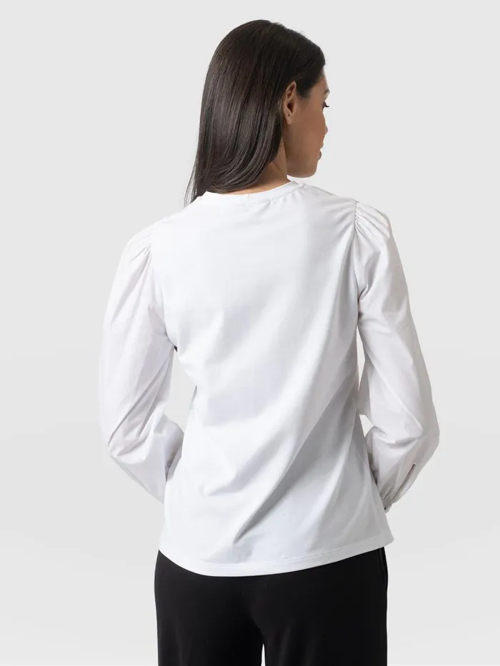 Eva Mock Shirt 8211 White White Women Saint And Sofia Blouses and Shirts