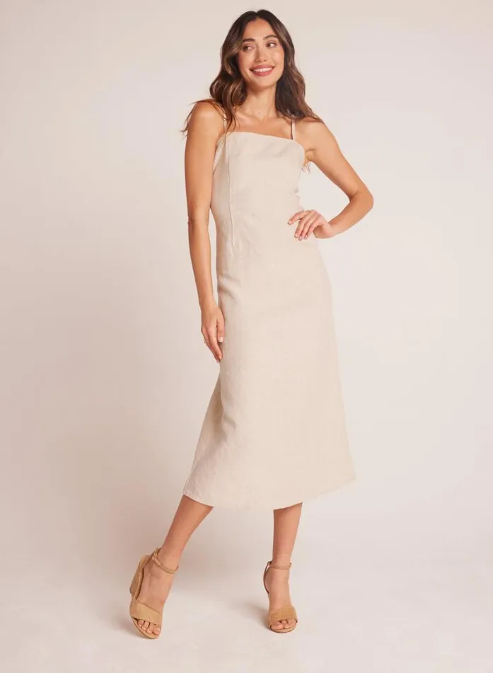 Fitted Cami Midi Dress 8211 Linen Sand Women Bella Dahl Midi Dresses