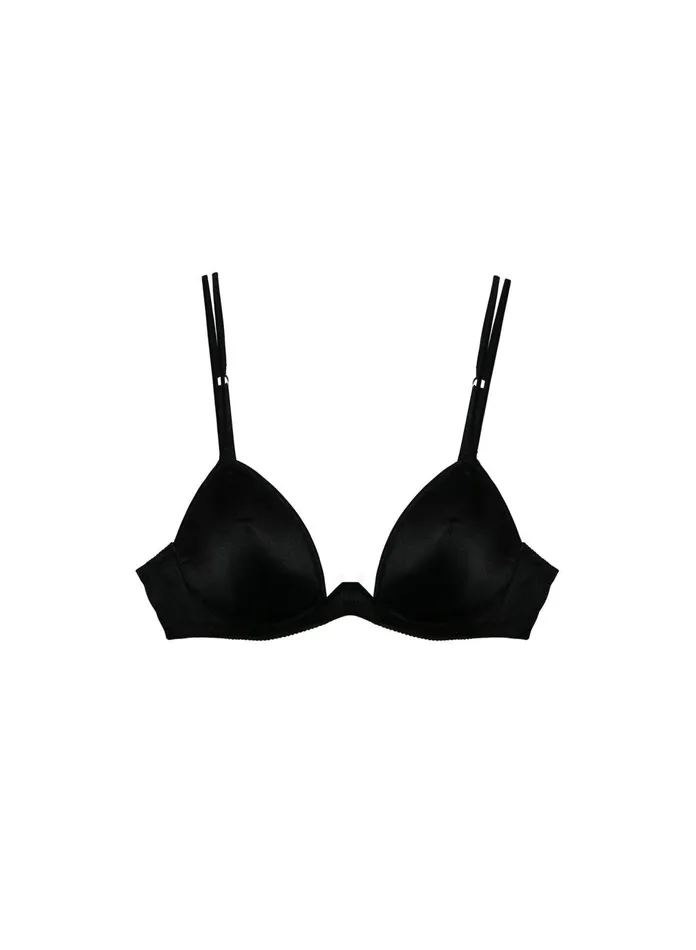 Fleur Du Mal Bras Women Luxe Plunge Bra Black Fleur Du Mal Bras Women Luxe Plunge Bra Black
