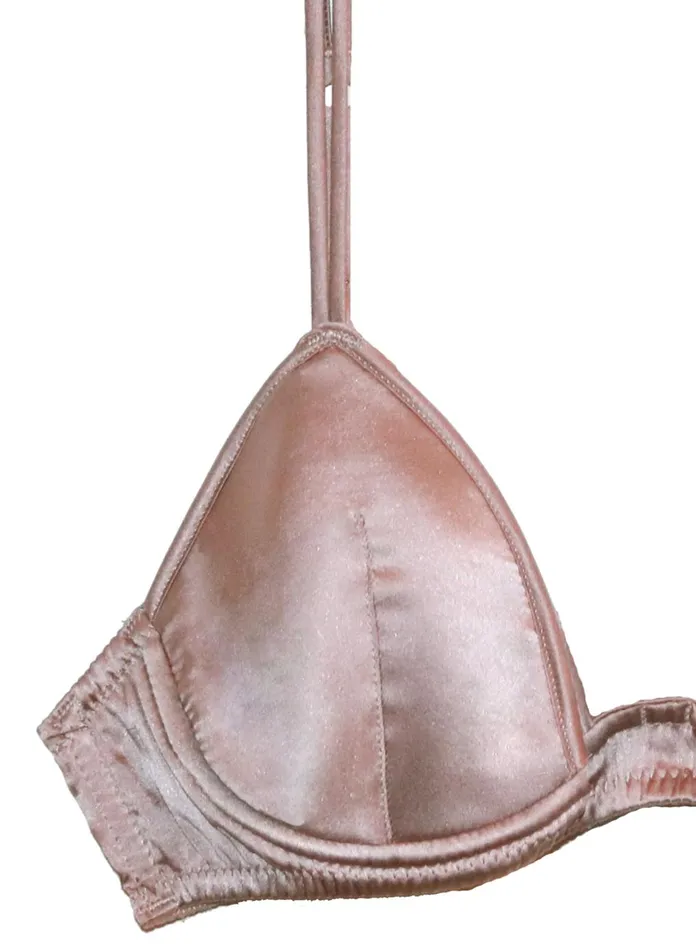 Fleur Du Mal Bras Women Luxe Plunge Bra Tan Fleur Du Mal Bras Women Luxe Plunge Bra Tan