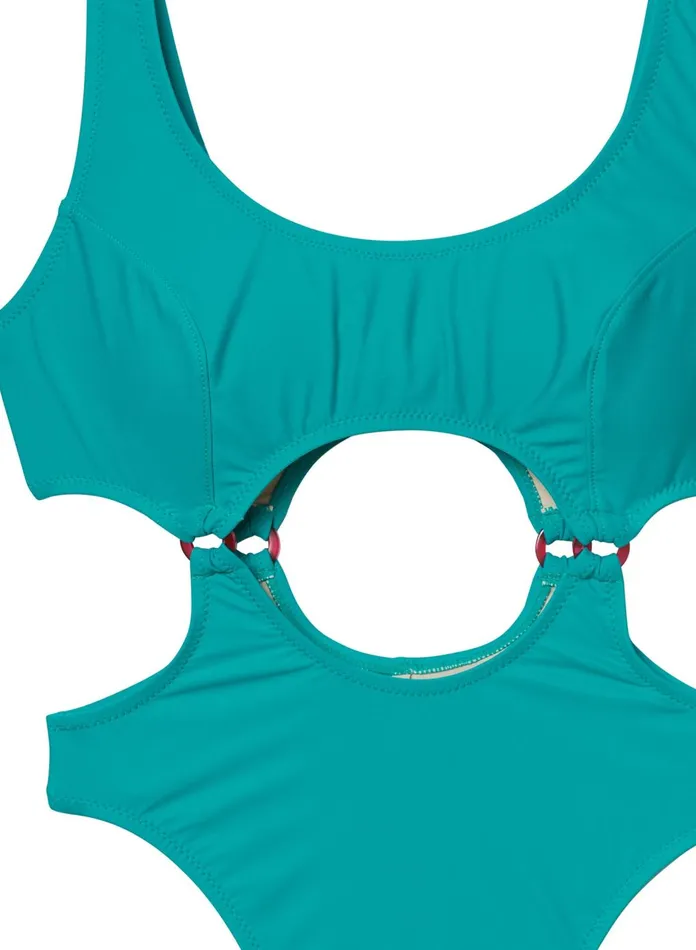 Fleur Du Mal One Pieces Women Suspender One Piece Swimsuit Capri Fleur Du Mal One Pieces Women Suspender One Piece Swimsuit Capri