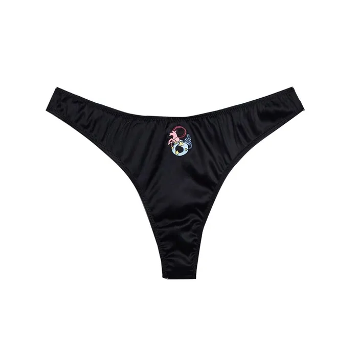 Fleur Du Mal Panties and Garters Women Capricorn Zodiac Thong Capricorn