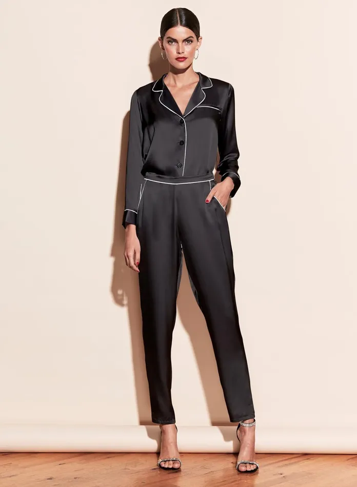 Fleur Du Mal Pants Women Bedroom To Boardroom Pant Black