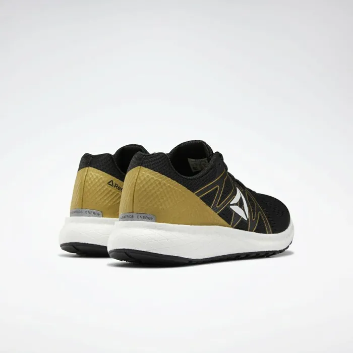 Floatride Womens Reebok Forever Floatride Energy Running Shoes Black White Gold Met