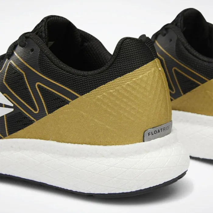 Floatride Womens Reebok Forever Floatride Energy Running Shoes Black White Gold Met