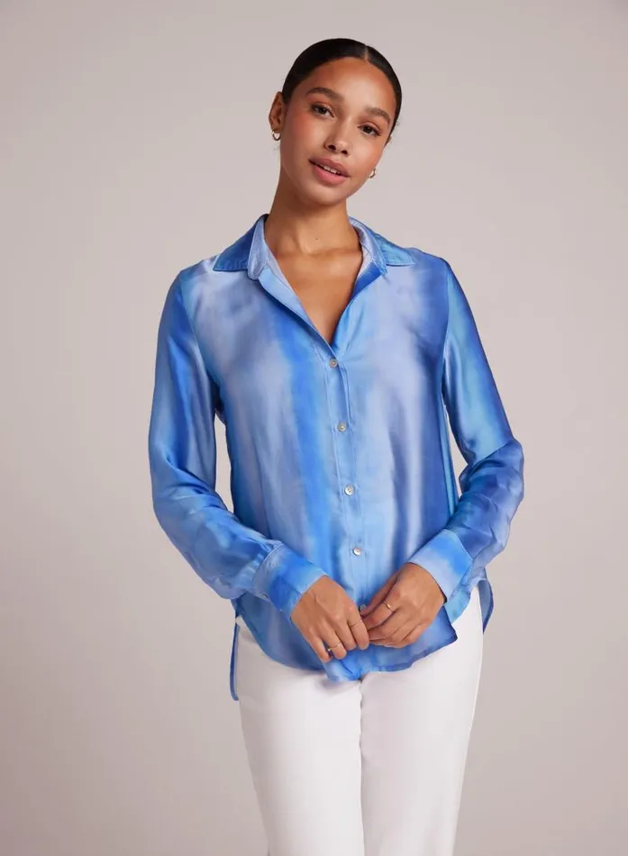 Flowy Button Down 8211 Marina Haze Print Women Bella Dahl Button Down