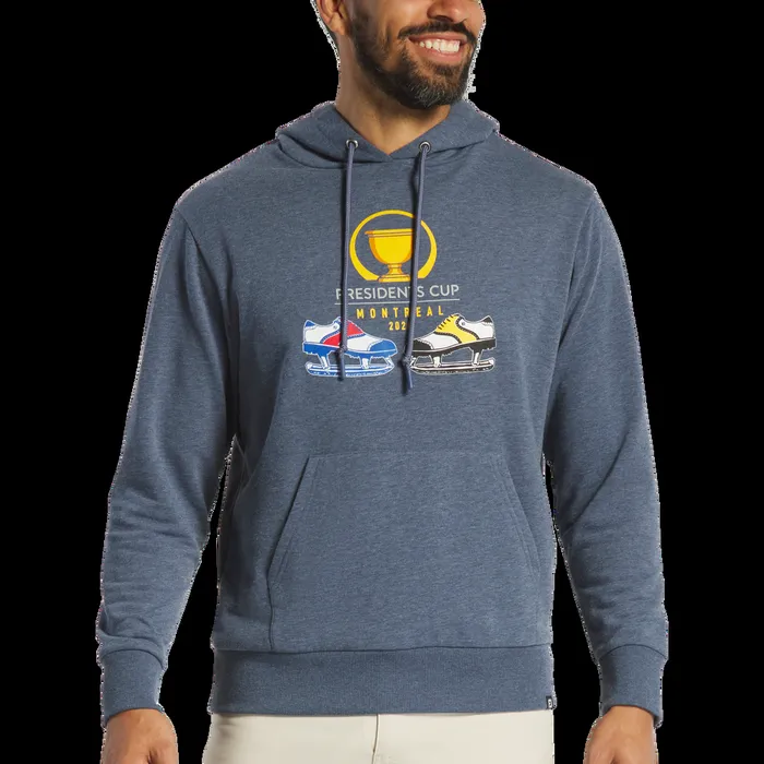FootJoy Base MidLayers Men 2024 Presidents Cup Skate Hoodie Navy