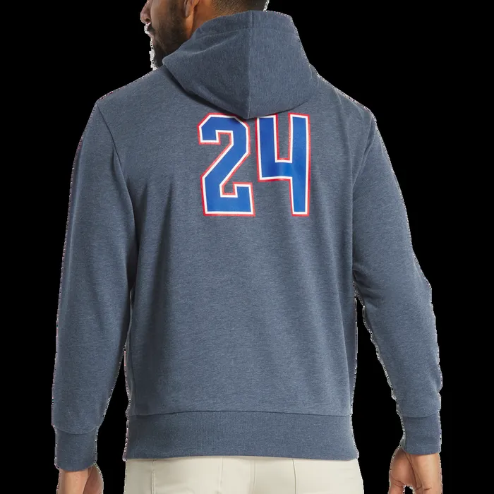 FootJoy Base MidLayers Men 2024 Presidents Cup Skate Hoodie Navy