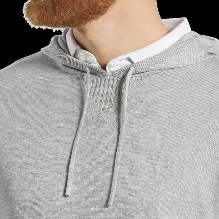 FootJoy Base MidLayers Men Sweater Hoodie Heather Grey FootJoy Base MidLayers Men Sweater Hoodie Heather Grey