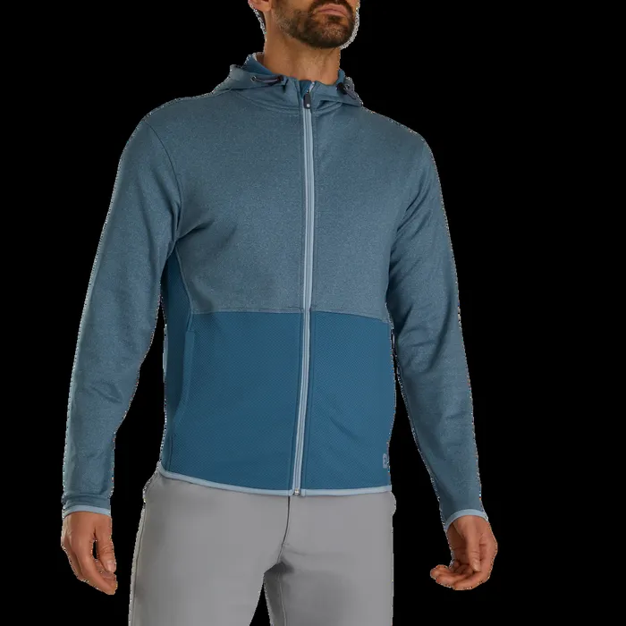 FootJoy Base MidLayers Men ThermoSeries FullZip Hoodie Slate