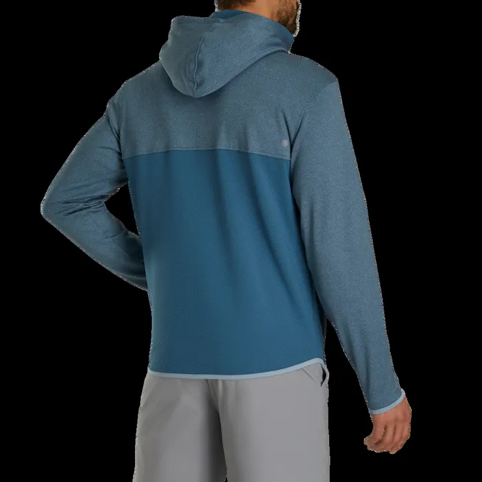 FootJoy Base MidLayers Men ThermoSeries FullZip Hoodie Slate FootJoy Base MidLayers Men ThermoSeries FullZip Hoodie Slate