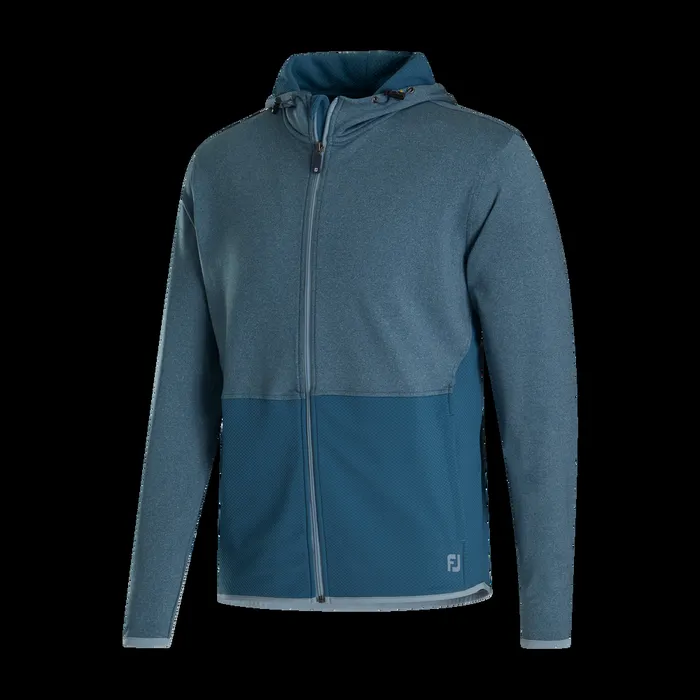 FootJoy Base MidLayers Men ThermoSeries FullZip Hoodie Slate FootJoy Base MidLayers Men ThermoSeries FullZip Hoodie Slate