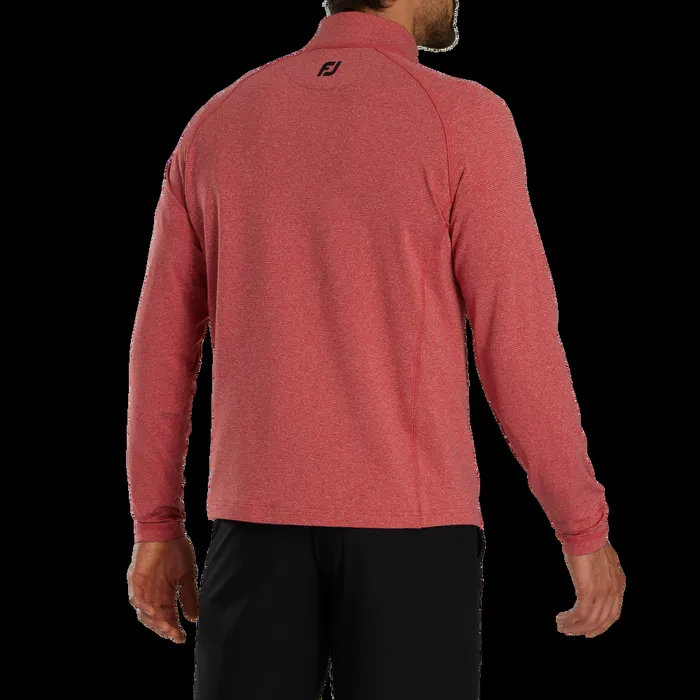 FootJoy Base MidLayers Men ThermoSeries Heather Brushed Back MidLayer Dark Red FootJoy Base MidLayers Men ThermoSeries Heather Brushed Back MidLayer Dark Red