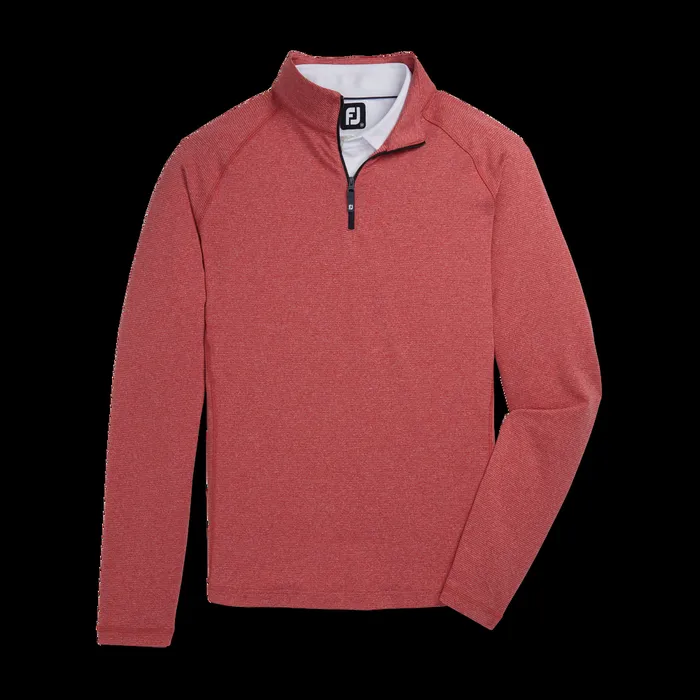 FootJoy Base MidLayers Men ThermoSeries Heather Brushed Back MidLayer Dark Red FootJoy Base MidLayers Men ThermoSeries Heather Brushed Back MidLayer Dark Red