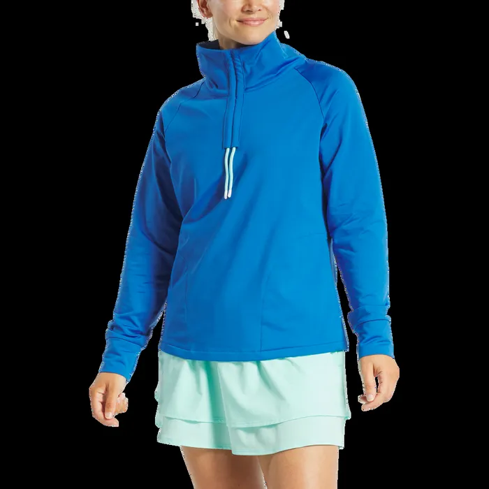 FootJoy Base MidLayers Women Funnel Collar Pullover Blue