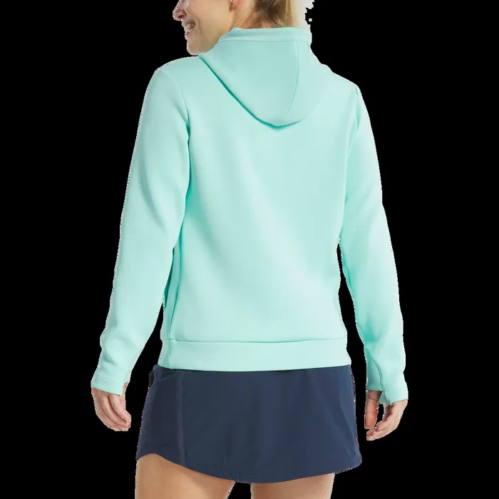 FootJoy Base MidLayers Women Pullover Hoodie Aqua FootJoy Base MidLayers Women Pullover Hoodie Aqua
