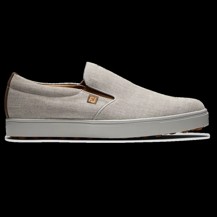 FootJoy OffCourse Men Club Casual SlipOn White Silver