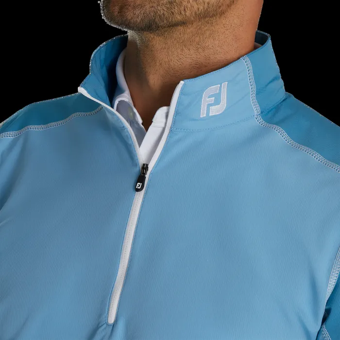 FootJoy Outer Layers Men Sport Windshirt 8211 FJ Tour Collar Tonal Blue
