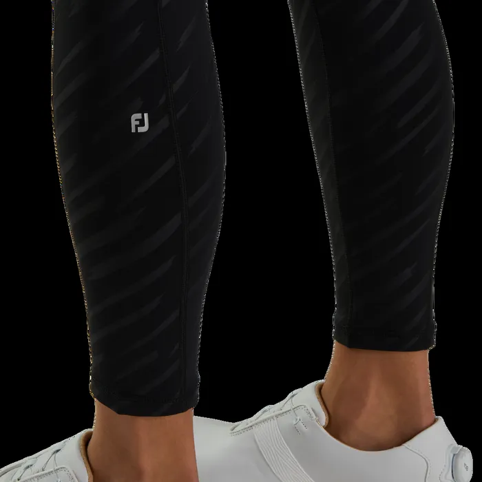 FootJoy Pants Women Embossed Leggings Black FootJoy Pants Women Embossed Leggings Black