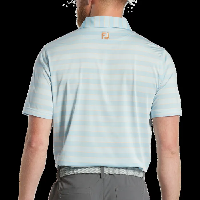 FootJoy Shirts Men Tonal Stripe Lisle Lake Blue Sunset FootJoy Shirts Men Tonal Stripe Lisle Lake Blue Sunset